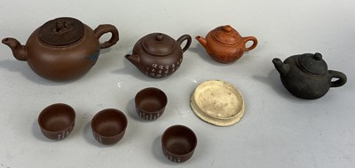 Lot 181 - A GROUP OF CHINESE YIXING WARES (9)