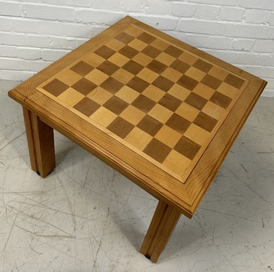 Lot 637 - A SCANDINAVIAN GAMES TABLE