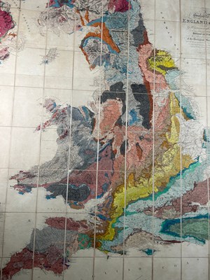 Lot 41 - AN 1865 GREENOUGH (GEORGE BELLAS) GEOLOGICAL...