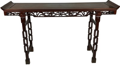 Lot 126 - A LARGE CHINESE ALTAR TABLE

160cm x 90cm x...