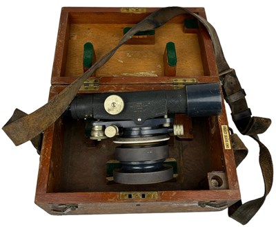 Lot 175 - A 20TH CENTURY CASED THEODOLITE BY STANLEY OF...