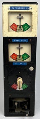 Lot 179 - RAILWAYANA: A RAILWAY SIGNAL BOX FOR...