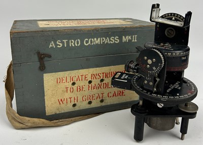 Lot 192 - AN MK ASTRO II WW2 ERA COMPASS, in original...