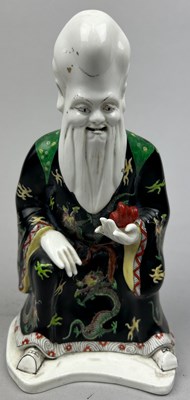 Lot 116 - A TUSCAN WARE CHINESE 'KANG HE' FIGURE OF AN...