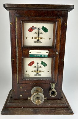 Lot 202 - RAILWAYANA: A RAILWAY SIGNAL BOX FOR THORPS...