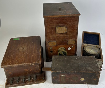 Lot 205 - RAILWAYANA: RAILWAY EQUIPMENT, and a cased WW2...