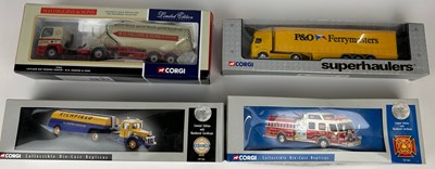 Lot 223 - A COLLECTION OF FOUR CORGI TOYS TRUCKS AND...