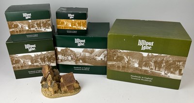 Lot 236 - LILLIPUT LANE: FIVE BOXES AND ONE LOOSE MODEL,...