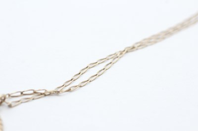 Lot 91 - A 9CT GOLD 'I LOVE YOU' PENDANT NECKLACE (2.3g)