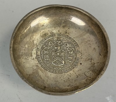 Lot 22 - A SILVER PEDESTAL DISH