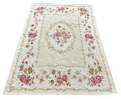 Lot 726 - A FRENCH CHENILLE CARPET