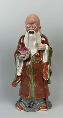 Lot 205 - A CHINESE PORCELAIN FIGURE, REPUBLIC PERIOD