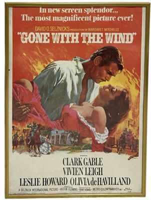 Lot 354 - A GONE WITH THE WIND MOVIE POSTER