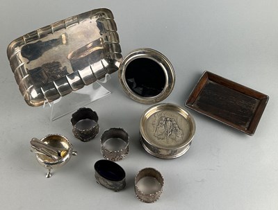 Lot 65 - A LOT OF SILVER TO INCLUDE: 

Picture frame,...