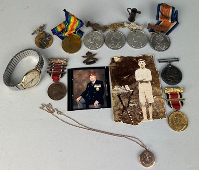 Lot 76 - A COLLECTION OF VARIOUS MEDALS AWARDED TO A...