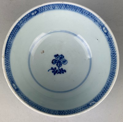 Lot 90 - A CHINESE BLUE AND WHITE BOWL YONGZHENG...