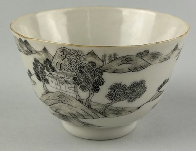 Lot 103 - A CHINESE BLACK INK LOBED BOWL

10cm x 7cm