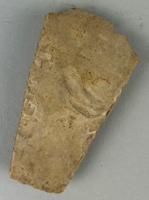 Lot 199 - A FINELY WORKED NEOLITHIC AXE OR ADZE,

From...