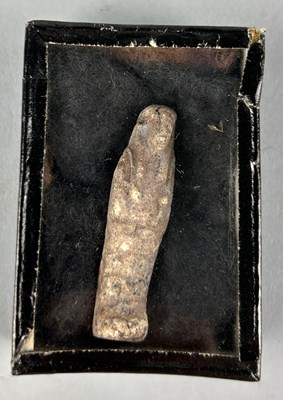 Lot 201 - AN ANCIENT EGYPTIAN SHABTI AMULET,

With...