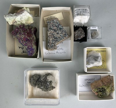 Lot 220 - PRIVATE BRITISH COLLECTION OF MINERALS:...