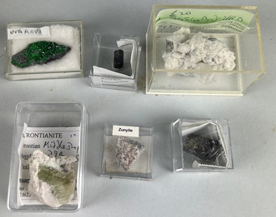 Lot 221 - PRIVATE BRITISH COLLECTION OF MINERALS,...