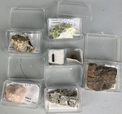 Lot 222 - PRIVATE BRITISH COLLECTION OF MINERALS,...