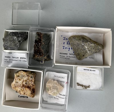 Lot 225 - PRIVATE BRITISH COLLECTION OF MINERALS,...