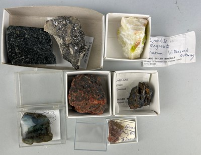 Lot 226 - PRIVATE BRITISH COLLECTION OF MINERALS,...