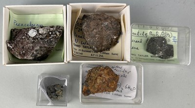 Lot 236 - PRIVATE BRITISH COLLECTION OF MINERALS,...