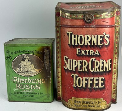 Lot 242 - ADVERTISING INTEREST: TWO VINTAGE TINS, one...