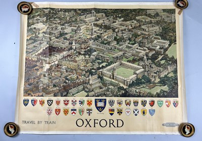 Lot 246 - A RAILWAY MAP ADVERTISING TOURISM TO OXFORD