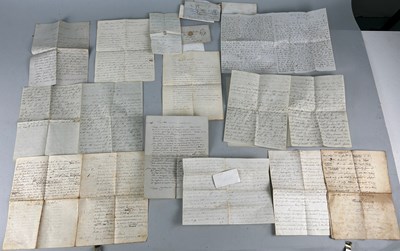 Lot 257 - AN INTERESTING COLLECTION OF LETTERS AND...