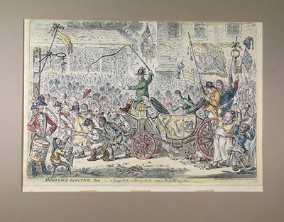 Lot 266 - JAMES GILLRAY (1757-1815) 'THE MIDDLESEX...