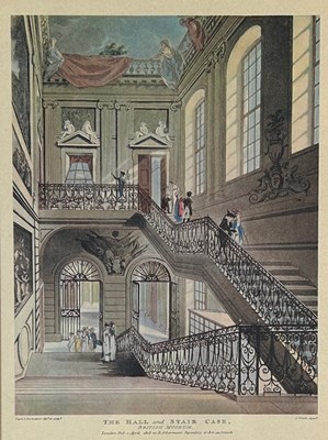 Lot 271 - THE HALL AND STAIRCASE AT THE BRITISH MUSEUM,...