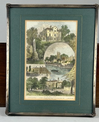 Lot 317 - PUTNEY INTEREST: AN UNUSUAL HAND COLOURED...