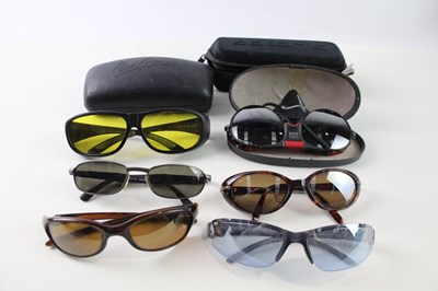 Lot 289 - SPORTS SUNGLASSES GLASSES EYEWEAR ASSORTED INC CEBE 2000, OAKLEYS x 6