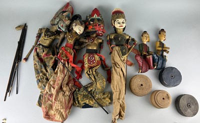 Lot 446 - A COLLECTION OF TRIBAL DOLLS AND FIGURES...