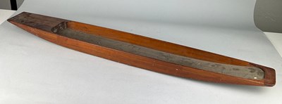 Lot 450 - A 19TH CENTURY APPRENTICE MODEL OF A BOAT