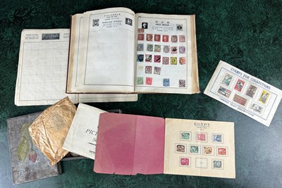 Lot 463 - A MIXED WORLD STAMP COLLECTION IN ALBUM,...