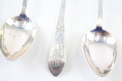 Lot 38 - 6X TIFFANY & CO. .925 STERLING SILVER SCOTTISH TEASPOONS