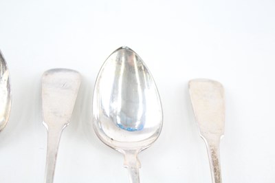 Lot 37 - 6X GEORGIAN .925 STERLING SILVER SCOTTISH TEASPOONS