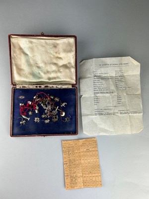 Lot 54 - AN UNUSUAL COLLECTION OF CHINESE SILVER CHARMS,...