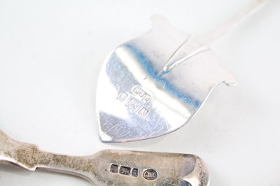 Lot 34 - 4X .925 STERLING SILVER SPOONS INC. ANTIQUE, CADDY ETC