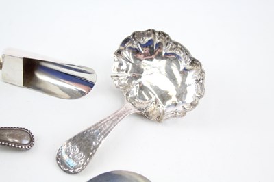 Lot 32 - 4X .800, .830 & .925 STERLING SILVER SPOONS INC CADDY ETC