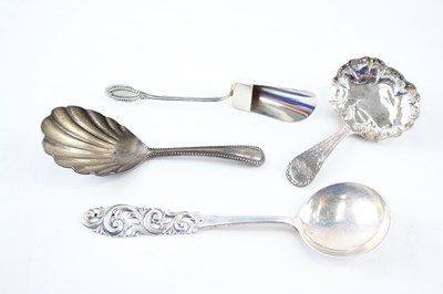 Lot 32 - 4X .800, .830 & .925 STERLING SILVER SPOONS INC CADDY ETC