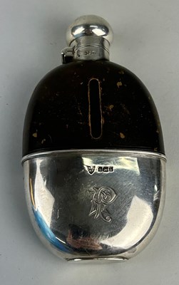 Lot 93 - AN ANTIQUE SILVER HIP-FLASK,

Weight 322gms