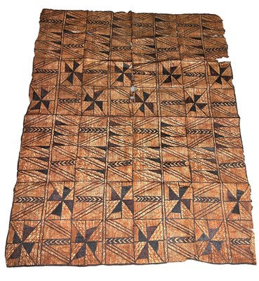 Lot 148 - A LARGE SAMOAN TAPA (SIAPO) CLOTH POSSIBLY...