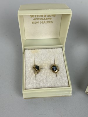 Lot 57 - TWO PAIRS OF 9CT GOLD EARRINGS