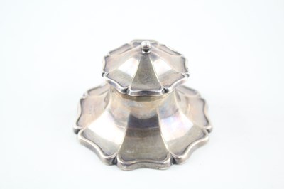 Lot 50 - .925 STERLING SILVER FILLED INKWELL