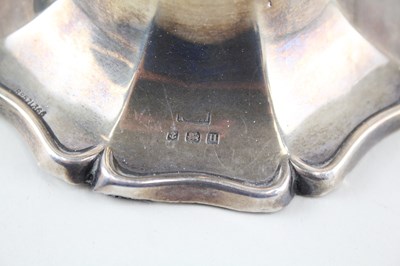 Lot 50 - .925 STERLING SILVER FILLED INKWELL